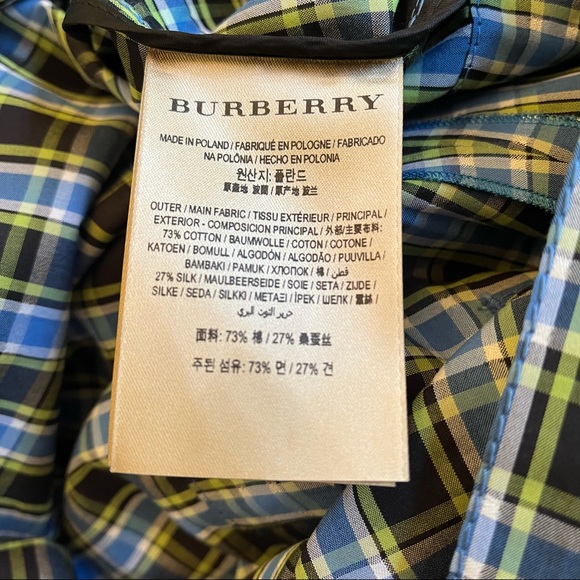 Burberry Ladies Blue Lampton Check Tie Waist Jumpsuit Brand Size 12 (US Size 10) - Picture 14 of 14